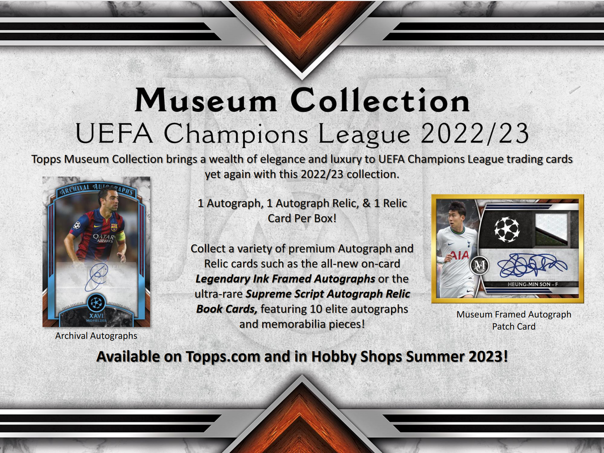 2022-23 Topps UEFA Champions League Museum Collection Soccer 12 Box Case