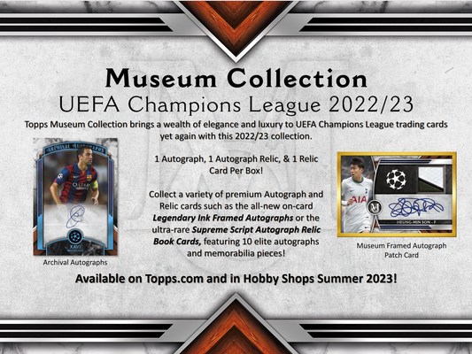 2022-23 Topps UEFA Champions League Museum Collection Soccer 12 Box Case