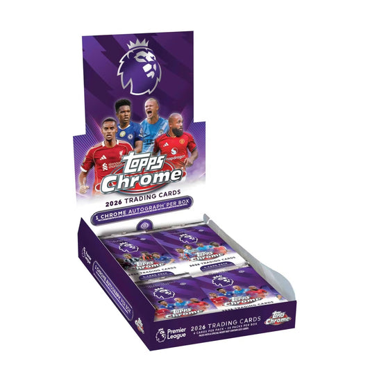 2025-26 Topps Chrome English Premier League Soccer Hobby Box